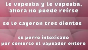 "Le vapeaba y vapeaba... se le cayeron 3 dientes"; Lanza gobierno campaña contra vapeadores | Video