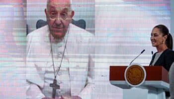 Sheinbaum presenta video 'inédito' del Papa Francisco para México