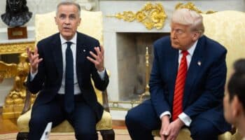 Carney le dice a Trump que "Canadá no está a la venta" y este responde "nunca digas nunca"