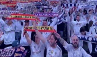Expulsan a aficionado del Real Madrid por hacer saludo nazi en la grada del Bernabéu | Video