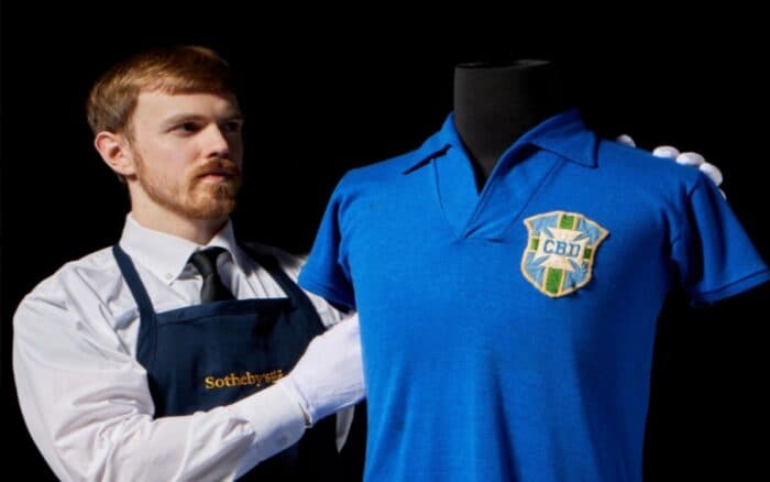Subastarán playera que usó Pelé en el Mundial Suecia 1958 estimada en 6 millones de dólares