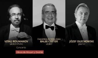 Música de Mozart y Dvořák en el MUNAL
