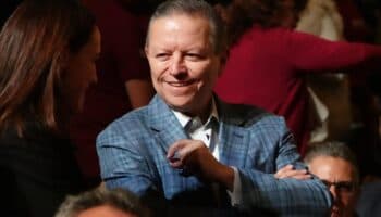 Reaparece Zaldívar en mañanera para defender reforma judicial
