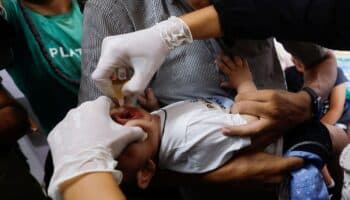 OMS: Un 'éxito masivo', la campaña de vacunación contra la polio en Gaza
