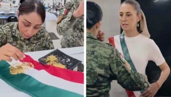 ¿Cómo se confeccionó la banda presidencial que portará Claudia Sheinbaum? | Video