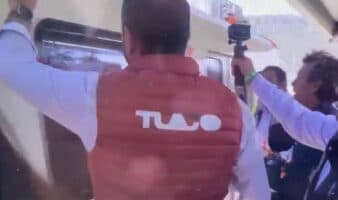 Se le va el tren a alcalde de Tlajomulco de Zúñiga durante inauguración de Línea 4