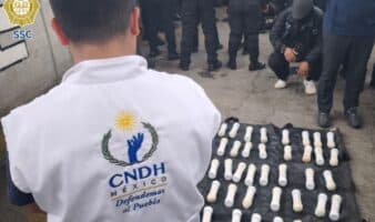Decomisan 59 petardos a maestros y normalistas que arribaron a la CDMX para reforzar a la CNTE