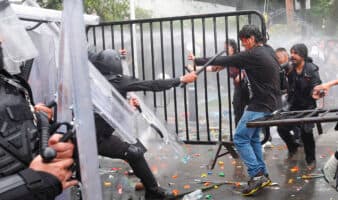 CNDH investiga abusos policiales en protesta por agua en Guadalajara